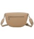 T11675 - Bolso estilo riñonera con bolsillo frontal con borla