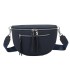 T11675 - Bolso estilo riñonera con bolsillo frontal con borla