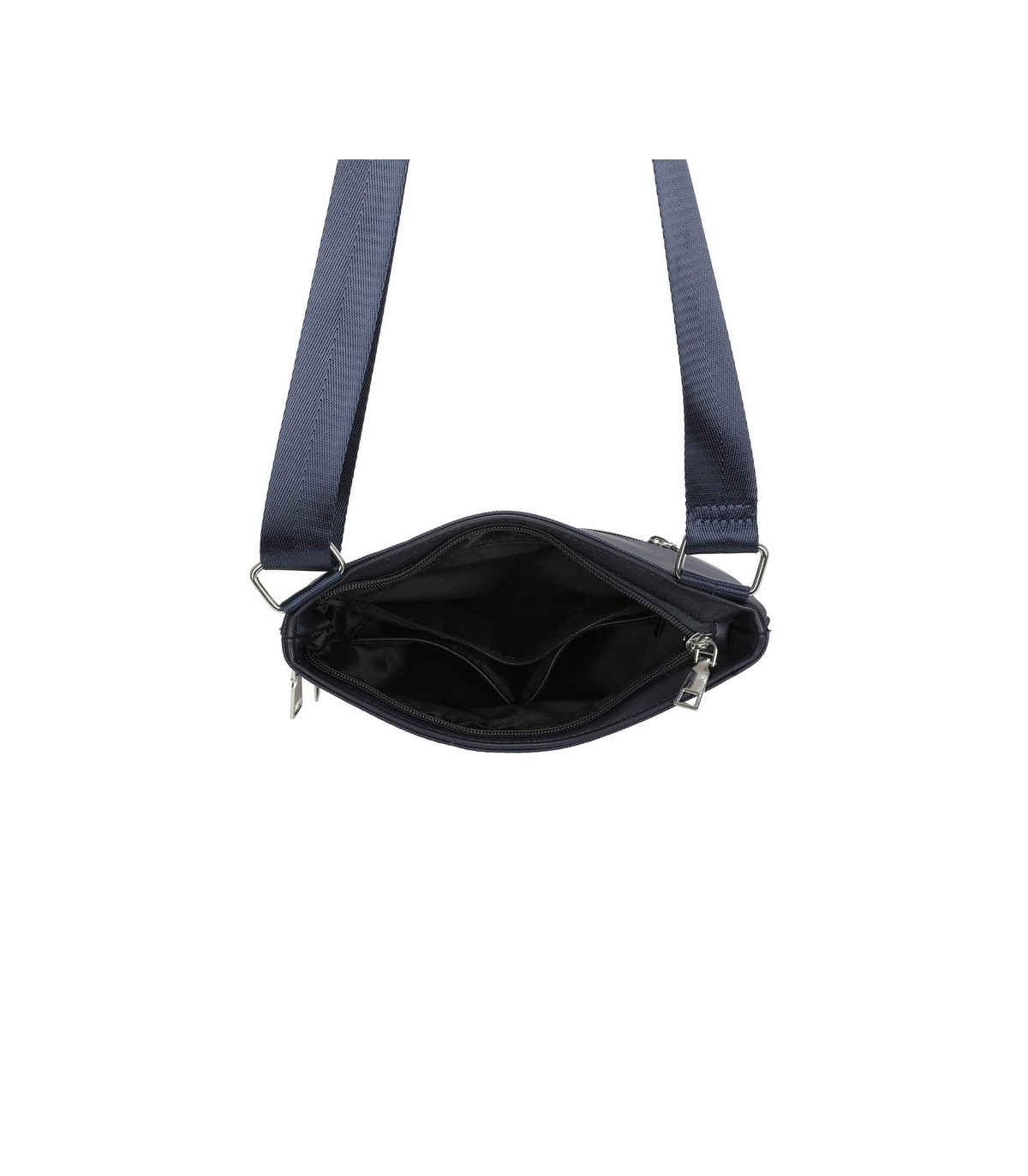 T11678 - Bolso bandolera con varios compartimentos para mujer y hombre