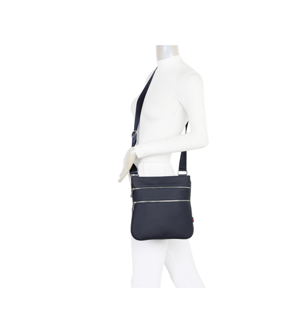 T11678 - Bolso bandolera con varios compartimentos para mujer y hombre