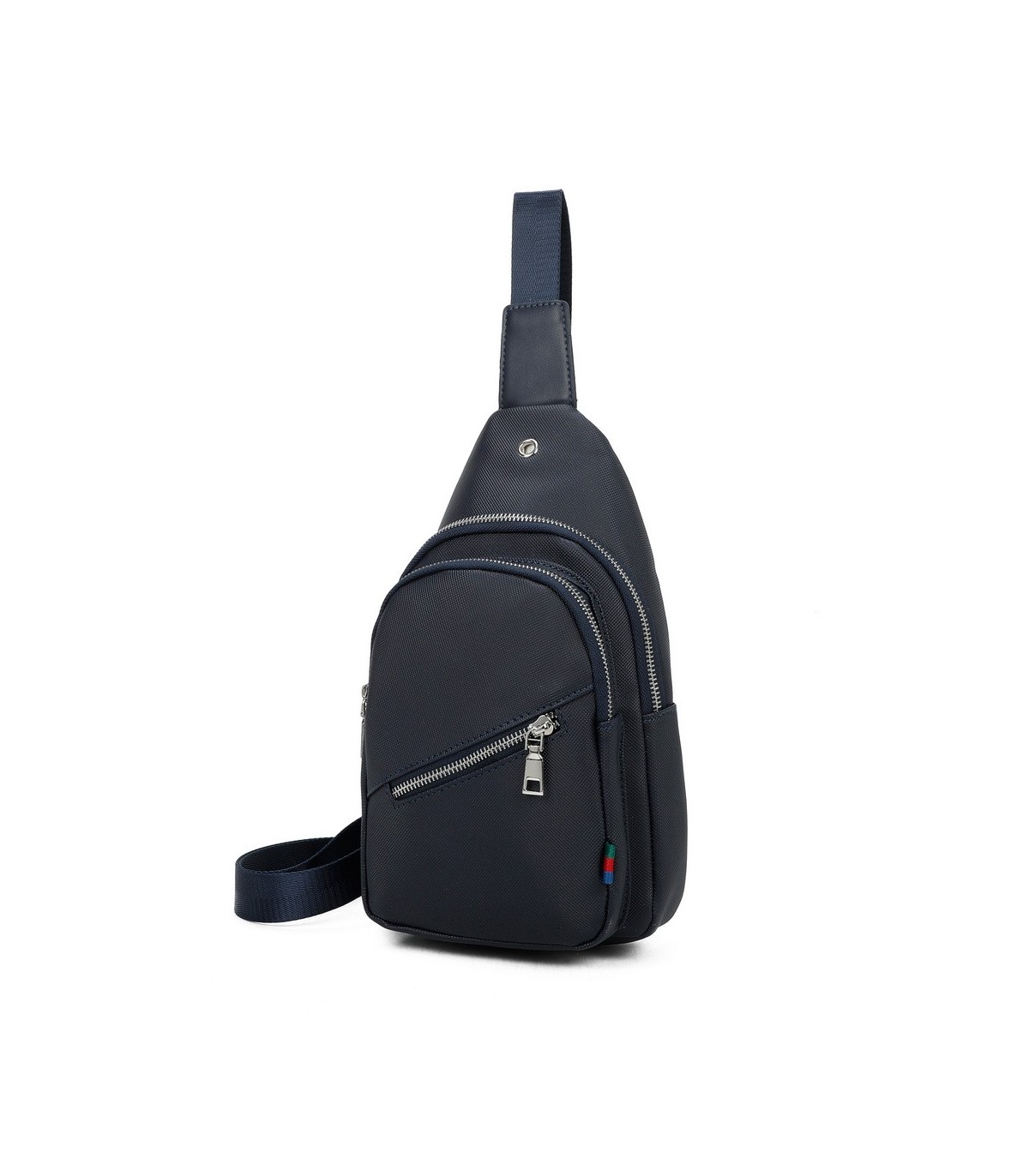 T11679 - Riñonera mochila forma de botella para mujer y hombre con bolsillo antirrobo