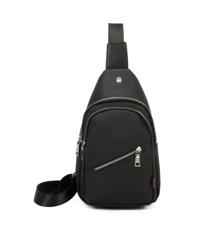 T11679 - Riñonera mochila forma de botella para mujer y hombre con bolsillo antirrobo