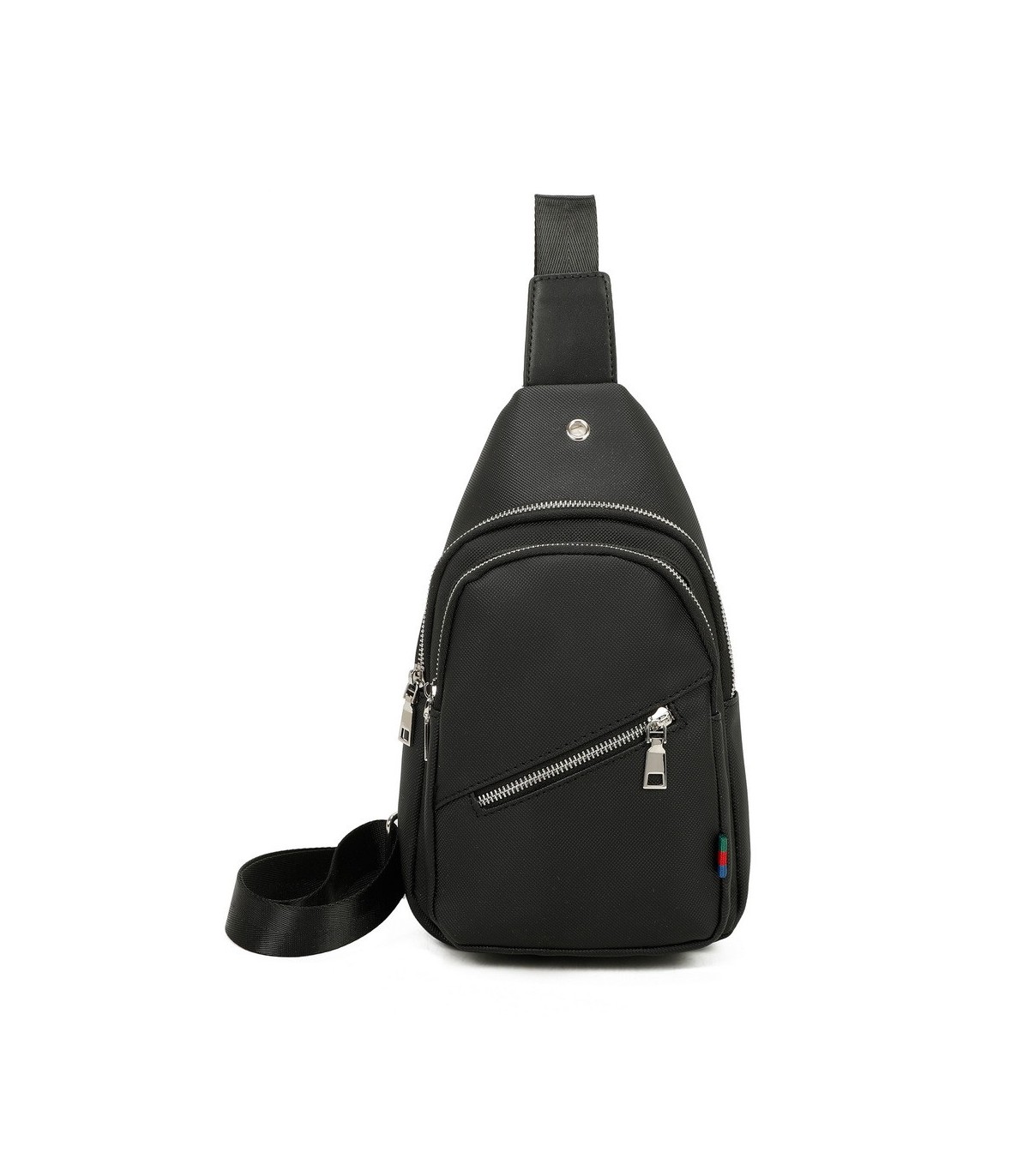 T11679 - Riñonera mochila forma de botella para mujer y hombre con bolsillo antirrobo