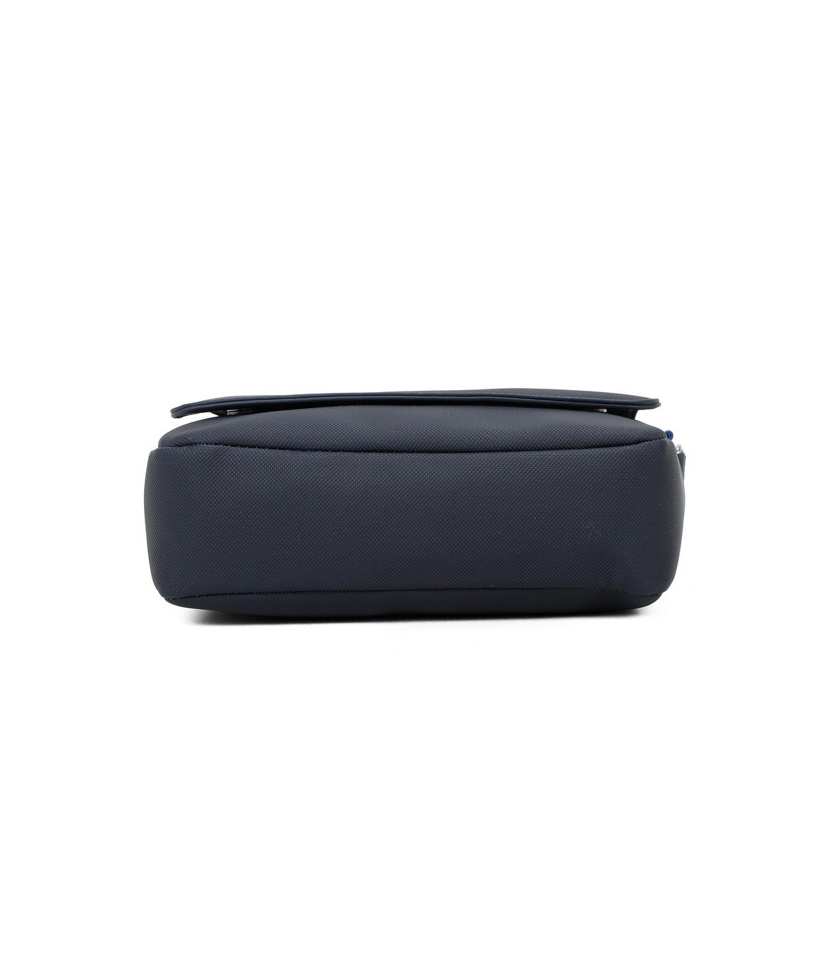 T11683 - Bolso para hombre cuadrado con bolsillo trasero y cierre de botón y solapa grande