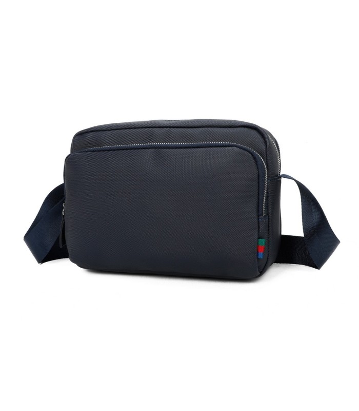 T11687 - Bolso cruzado con bandolera larga y 3 compartimentos