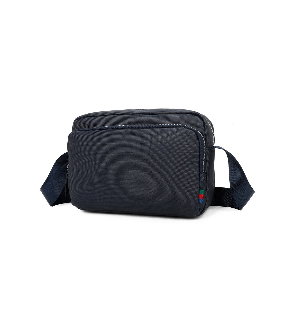 T11687 - Bolso cruzado con bandolera larga y 3 compartimentos