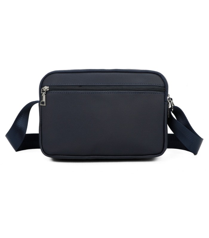 T11687 - Bolso cruzado con bandolera larga y 3 compartimentos