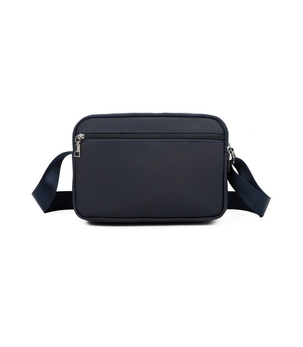 T11687 - Bolso cruzado con bandolera larga y 3 compartimentos