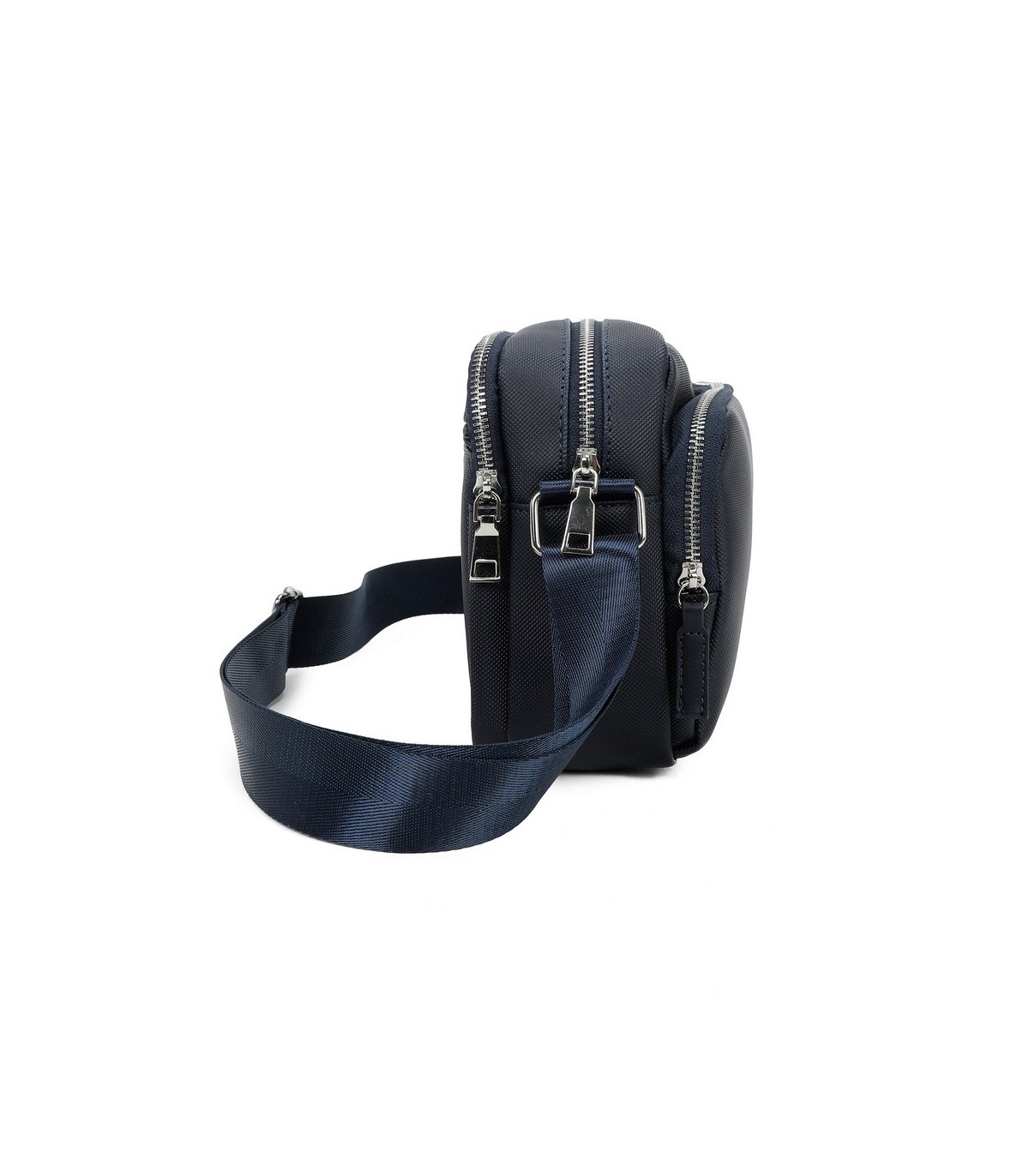 T11687 - Bolso cruzado con bandolera larga y 3 compartimentos