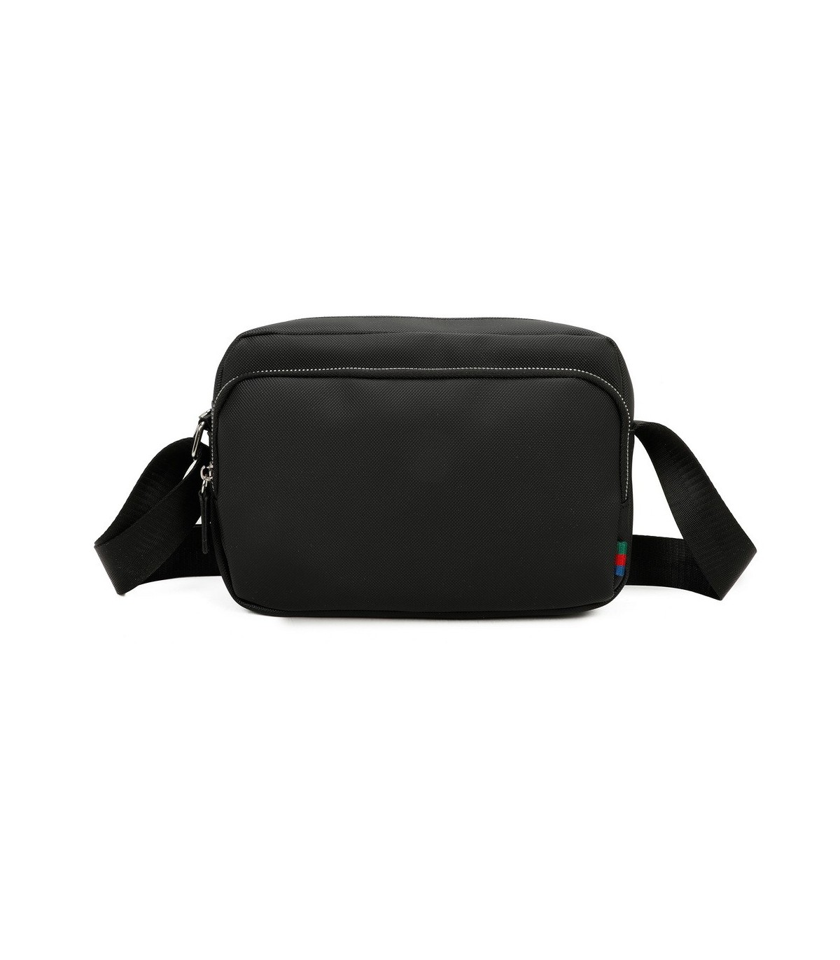 T11687 - Bolso cruzado con bandolera larga y 3 compartimentos
