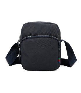 T11688 - Bolso bandolera para caballero con bolsillo trasero y gran compartimento interior