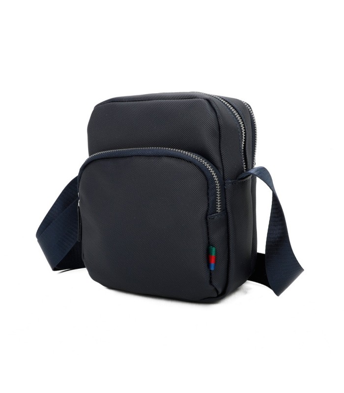 T11688 - Bolso bandolera para caballero con bolsillo trasero y gran compartimento interior