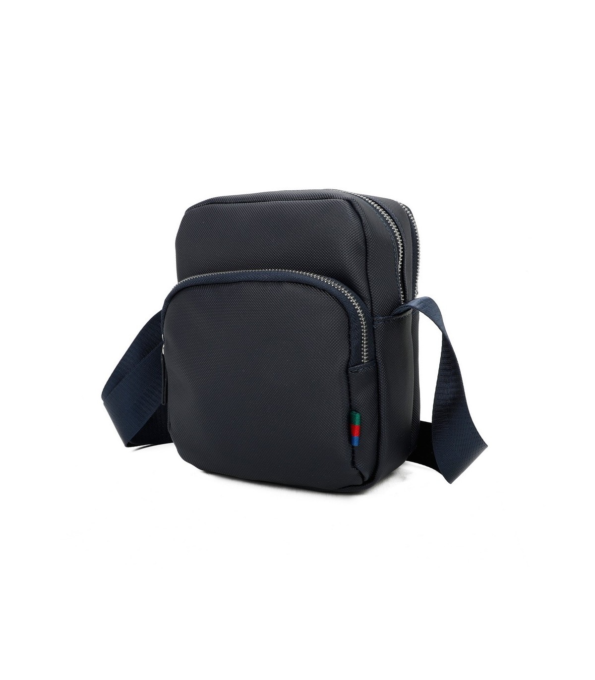 T11688 - Bolso bandolera para caballero con bolsillo trasero y gran compartimento interior