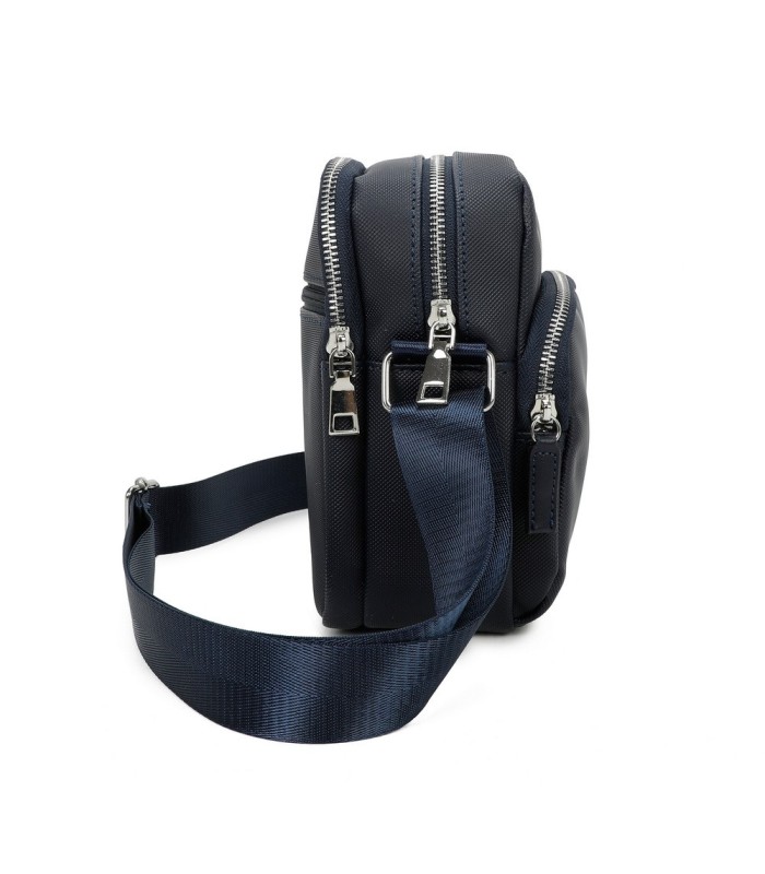 T11688 - Bolso bandolera para caballero con bolsillo trasero y gran compartimento interior