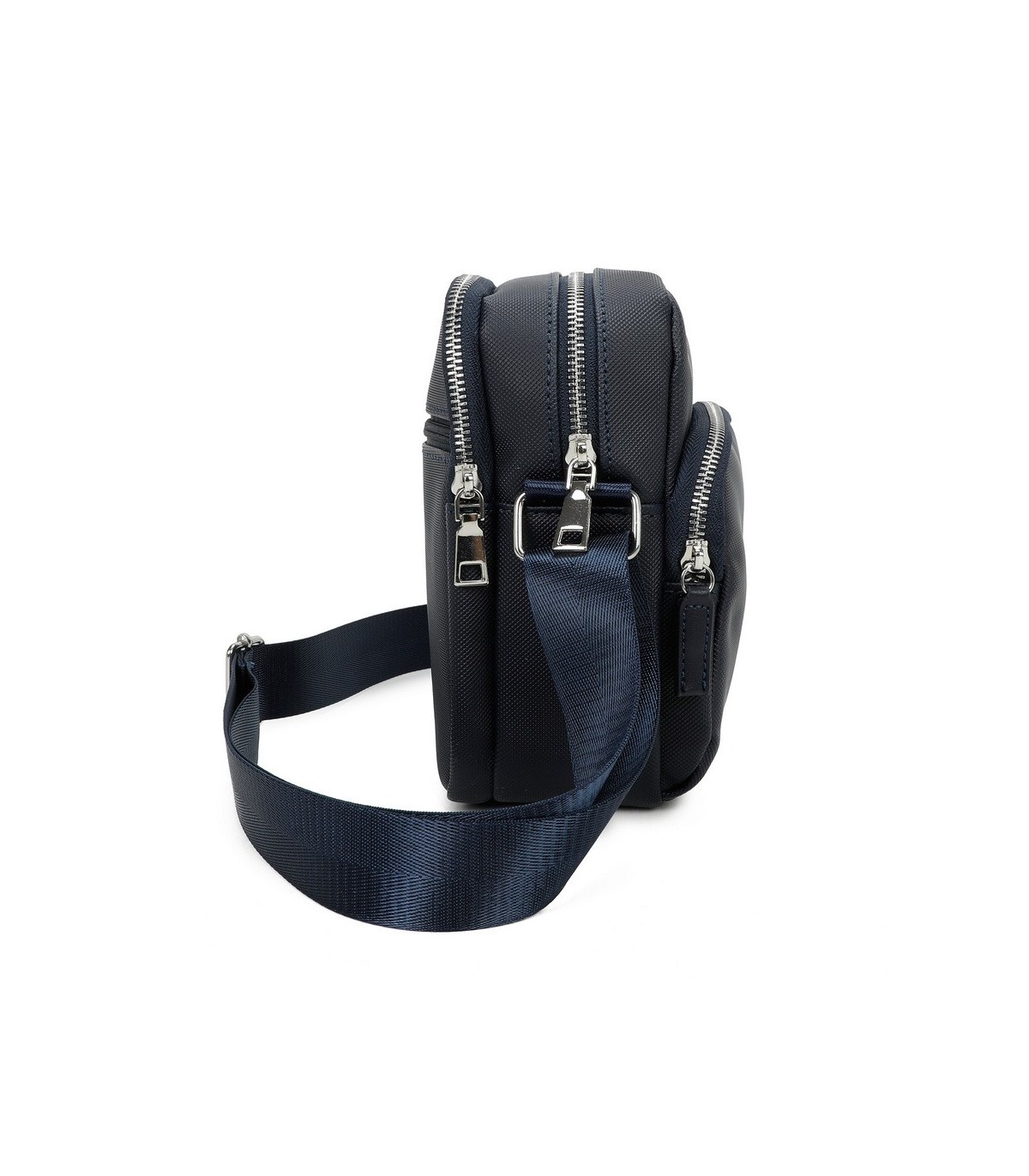 T11688 - Bolso bandolera para caballero con bolsillo trasero y gran compartimento interior