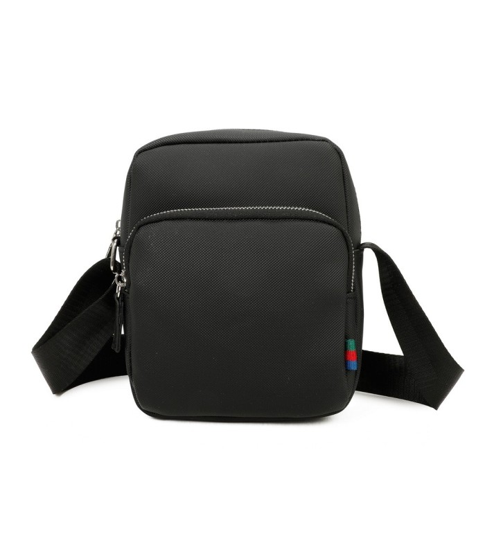 T11688 - Bolso bandolera para caballero con bolsillo trasero y gran compartimento interior