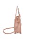 T11706 - Bolso de motivo triangular de colores para mujer con asa y pañuelo muy bonito
