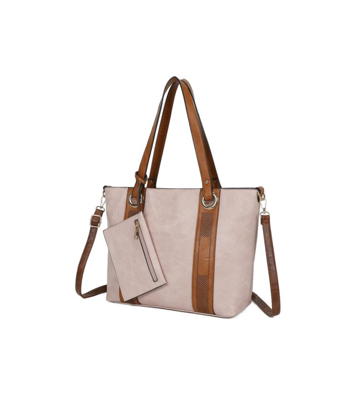 T11707 - Bolso con monedero interior bandolera y bolsillo trasero para mujer muy espacioso
