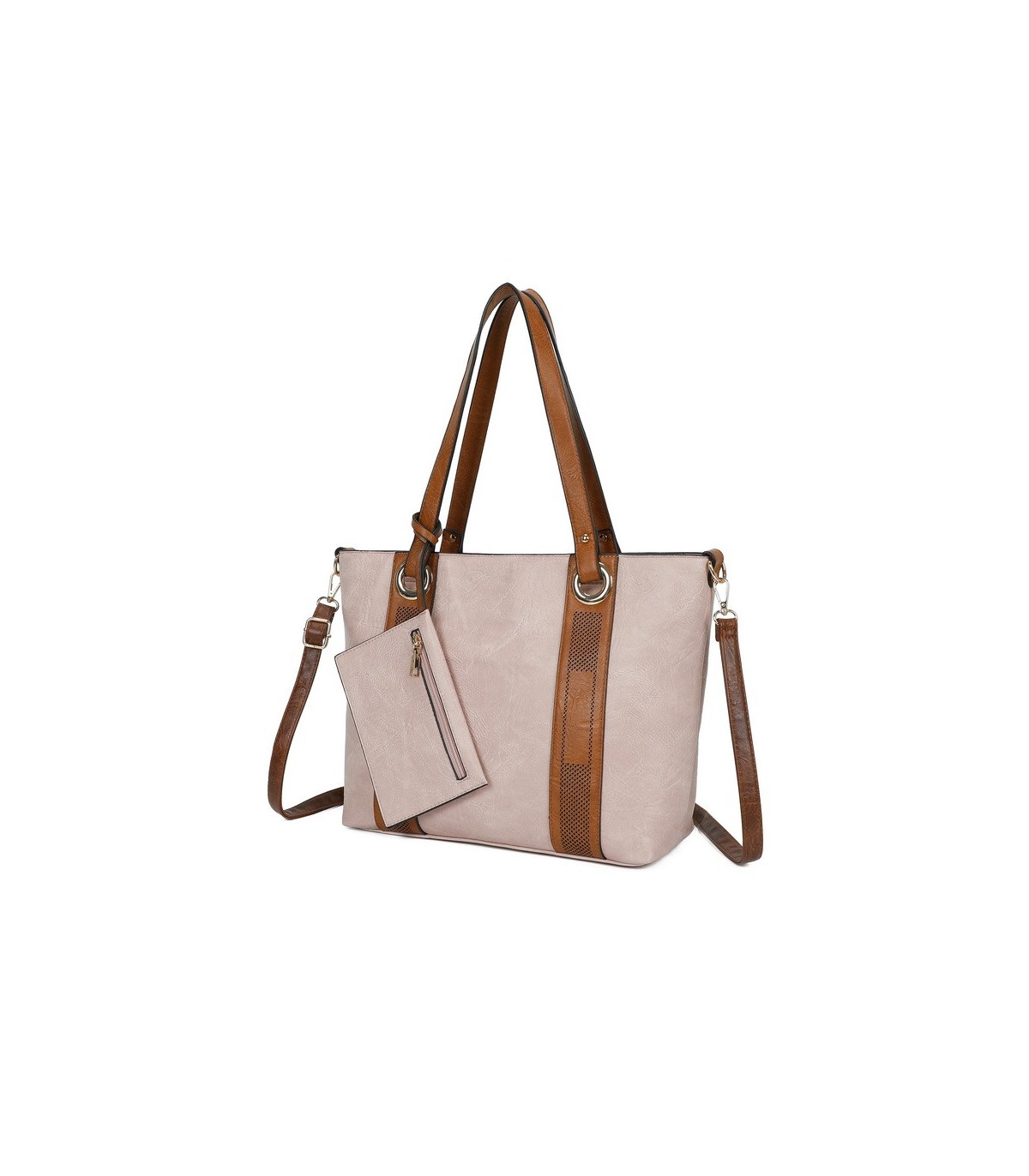 T11707 - Bolso con monedero interior bandolera y bolsillo trasero para mujer muy espacioso