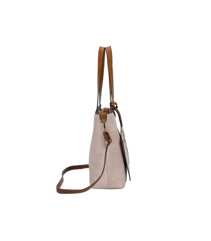 T11707 - Bolso con monedero interior bandolera y bolsillo trasero para mujer muy espacioso