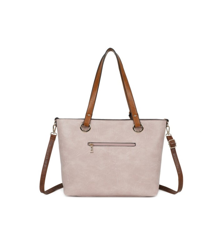 T11707 - Bolso con monedero interior bandolera y bolsillo trasero para mujer muy espacioso