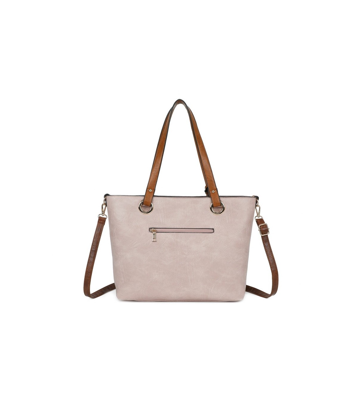 T11707 - Bolso con monedero interior bandolera y bolsillo trasero para mujer muy espacioso