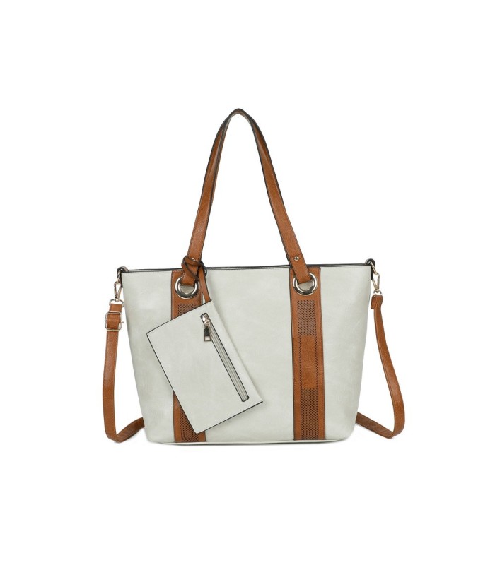 T11707 - Bolso con monedero interior bandolera y bolsillo trasero para mujer muy espacioso