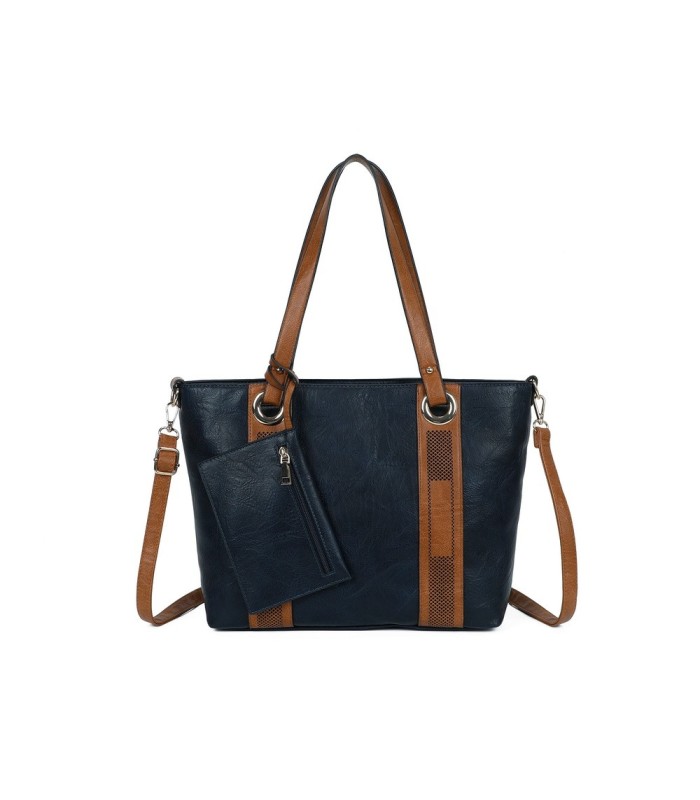 T11707 - Bolso con monedero interior bandolera y bolsillo trasero para mujer muy espacioso