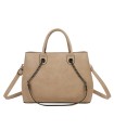 T11710 - Bolso de mano con asas de cadena y bandolera cruzada