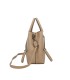 T11710 - Bolso de mano con asas de cadena y bandolera cruzada