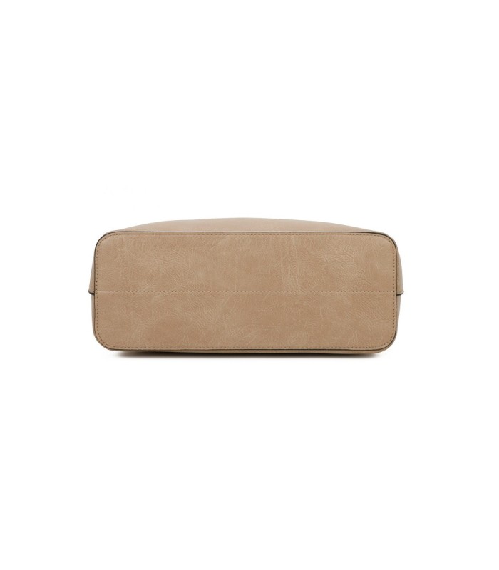 T11710 - Bolso de mano con asas de cadena y bandolera cruzada