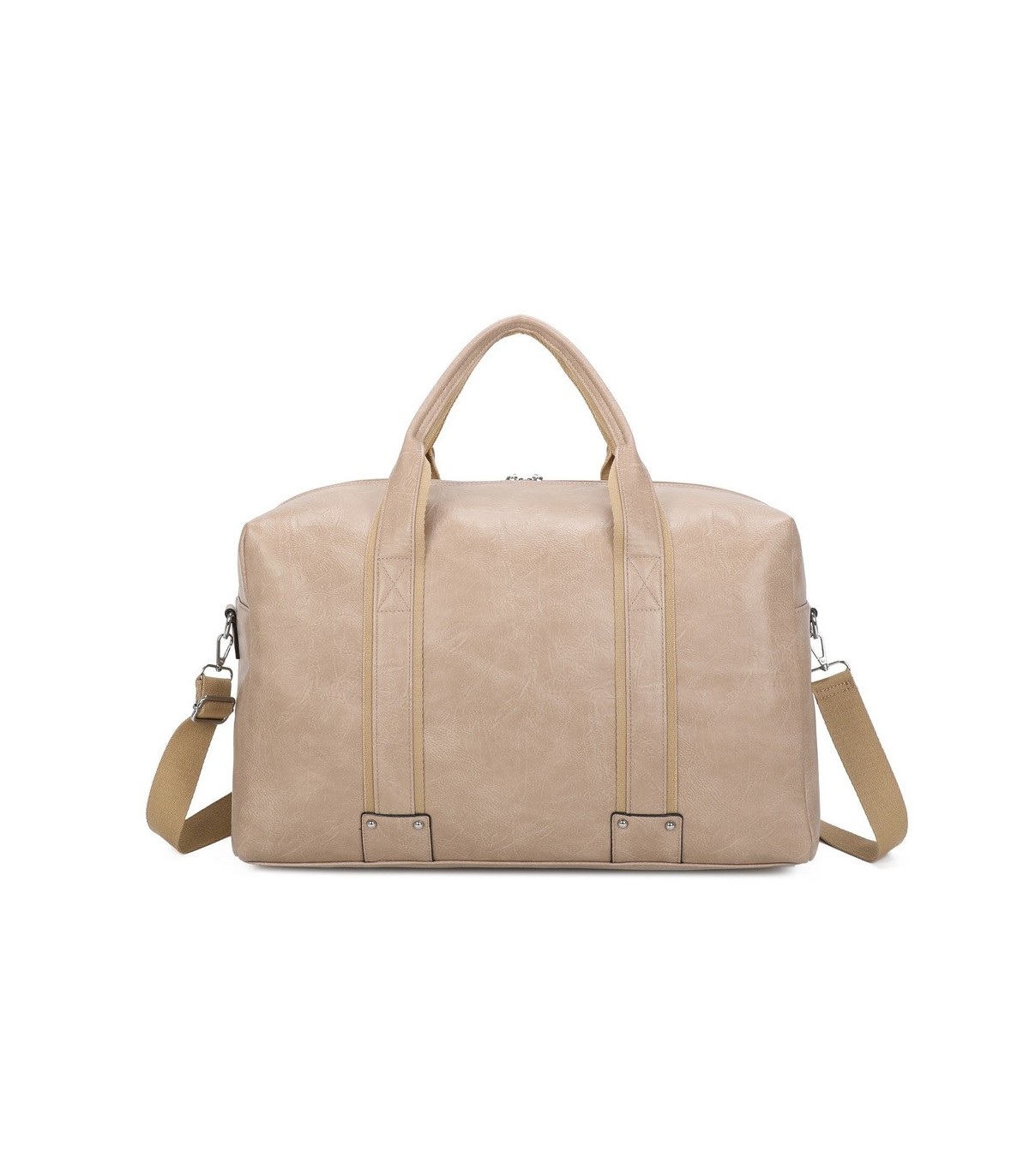 T11713 - Bolso de viaje grande con asas y bandolera amplio espacio interior