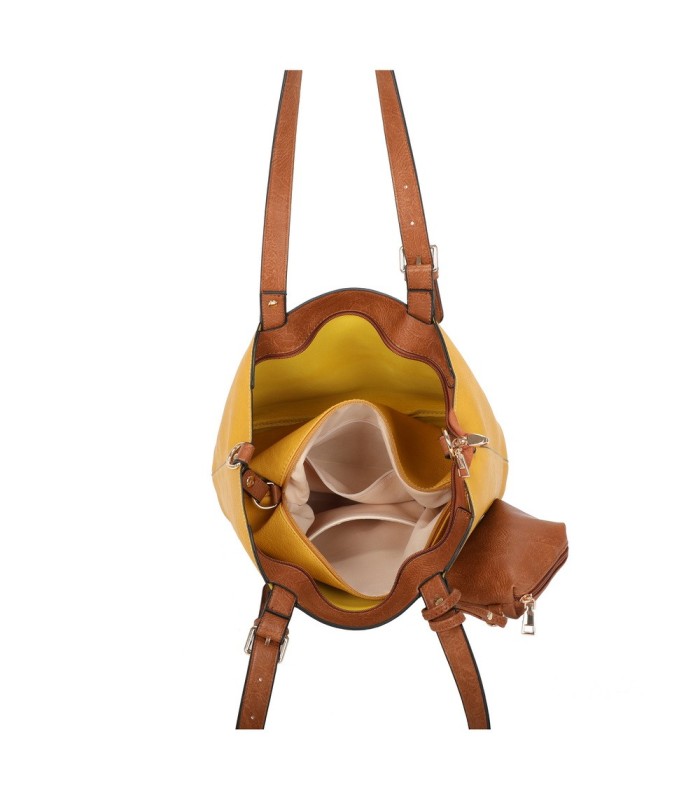 T11720 - Bolso con monedero a juego asa y bandolera