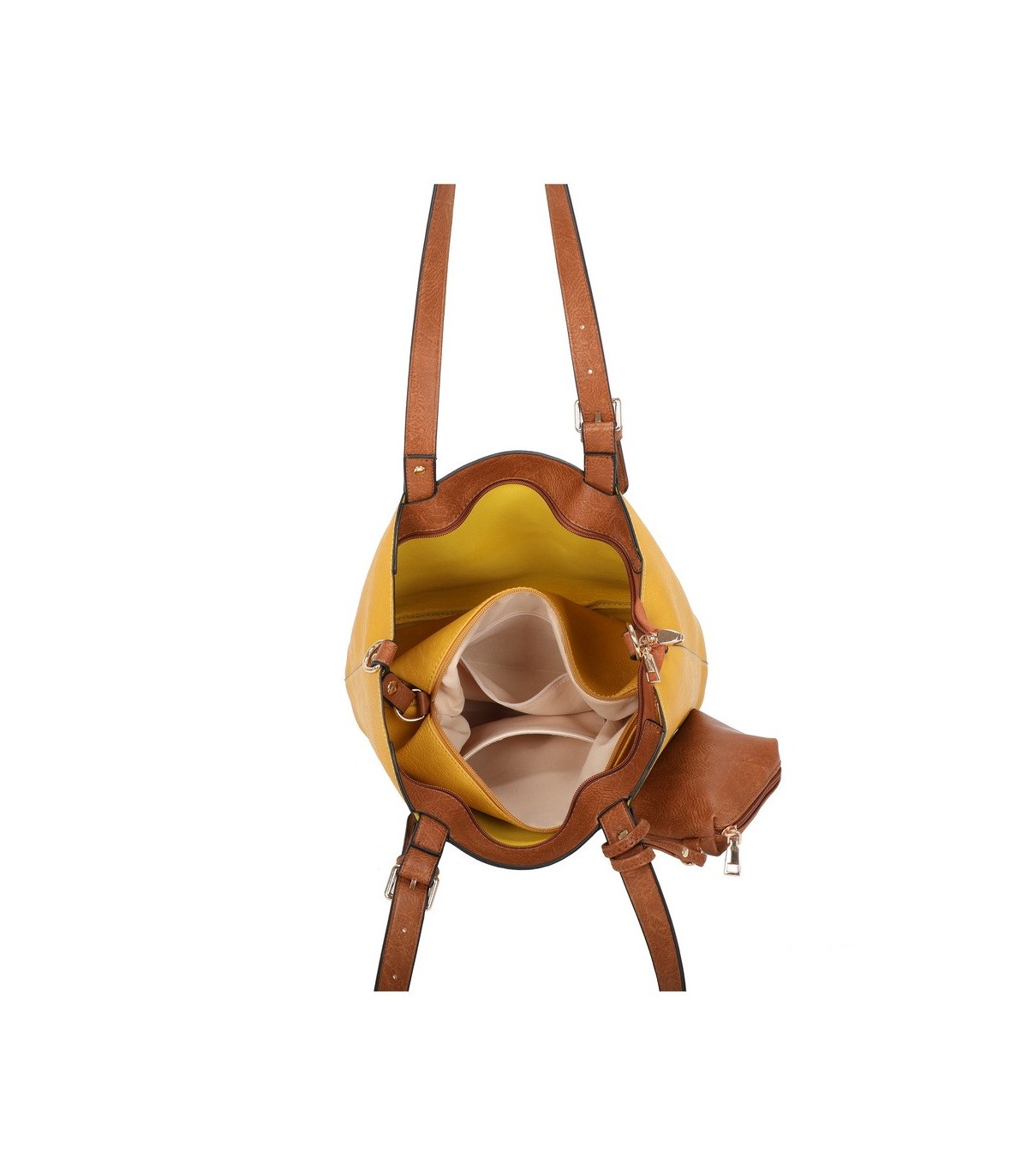T11720 - Bolso con monedero a juego asa y bandolera
