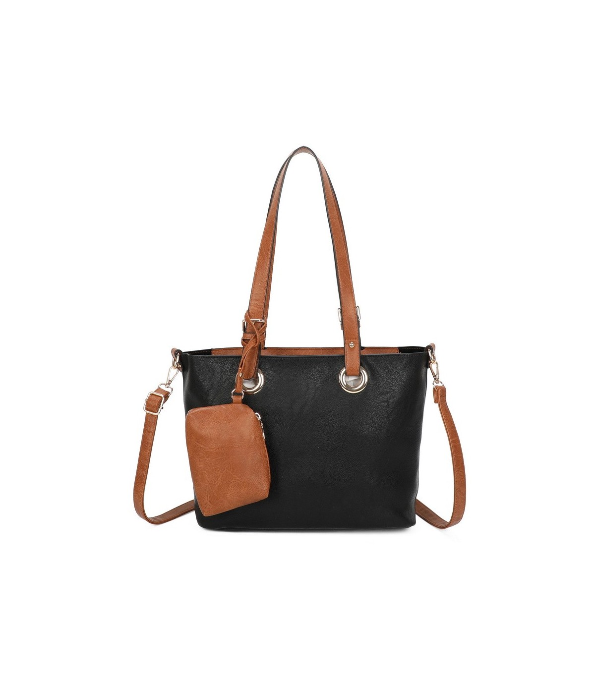 T11720 - Bolso con monedero a juego asa y bandolera