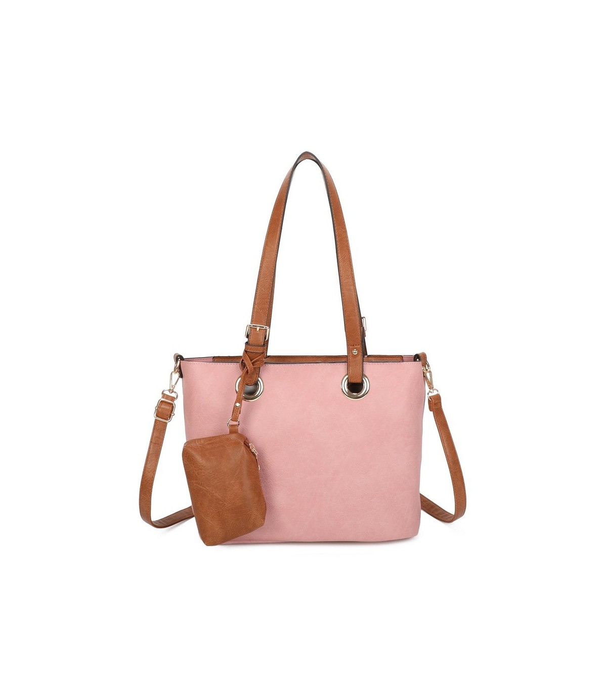 T11720 - Bolso con monedero a juego asa y bandolera