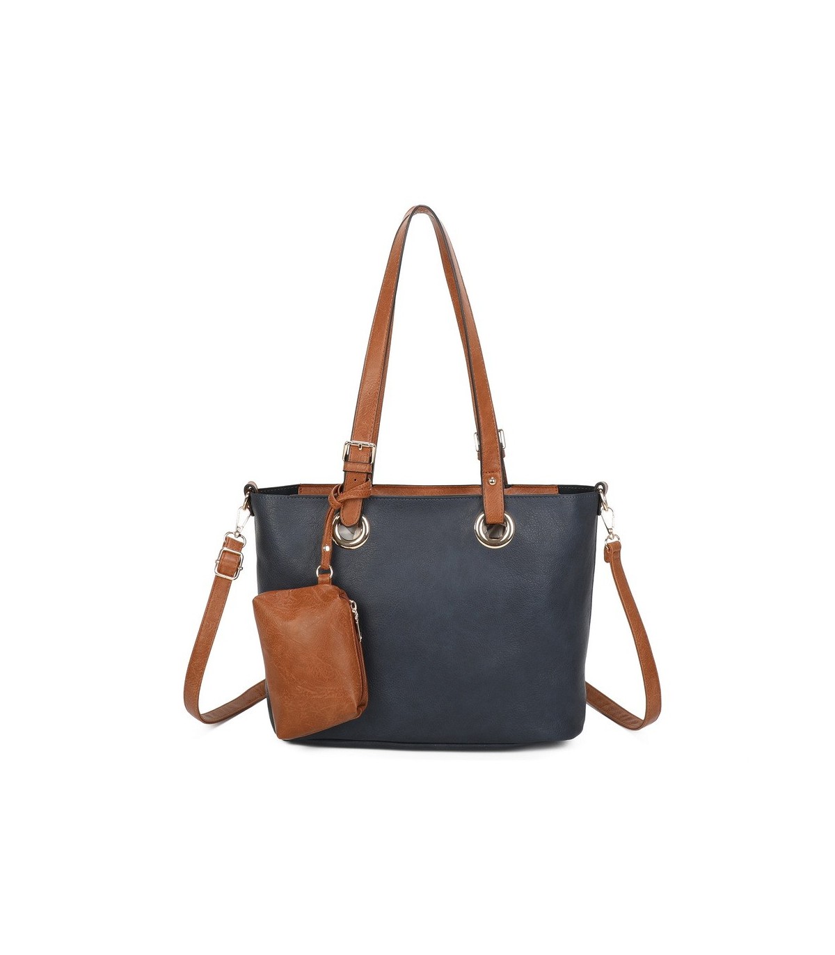 T11720 - Bolso con monedero a juego asa y bandolera