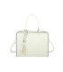 T11731 - Bolso de mano con borla del mismo color tamaño cuadrado para mujer