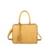 T11731 - Bolso de mano con borla del mismo color tamaño cuadrado para mujer