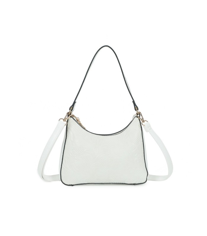 T11732 - Bolso hobo con asa grande para llevarlo en el hombro o con bandolera con textura de plantas