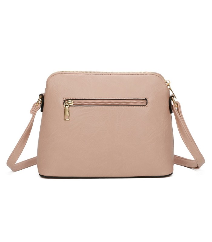 T11524 - Bolso con borla y bandolera con bolsillos delanteros