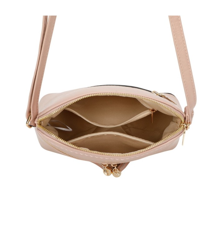 T11524 - Bolso con borla y bandolera con bolsillos delanteros