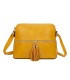 T11524 - Bolso con borla y bandolera con bolsillos delanteros