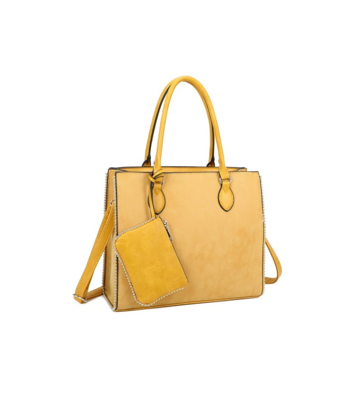 T11723 - Bolso de hombro con monedero ajustable a juego