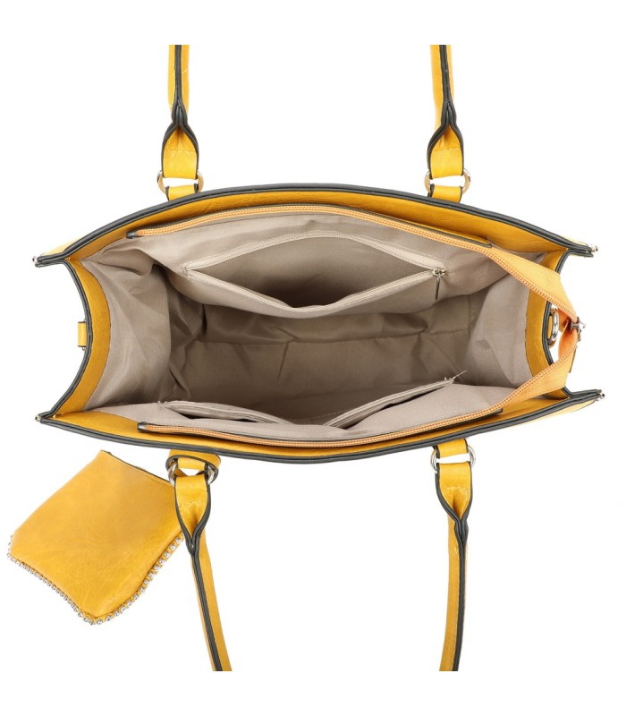 T11723 - Bolso de hombro con monedero ajustable a juego