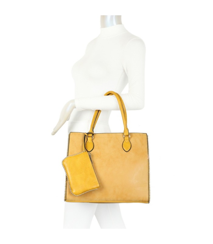 T11723 - Bolso de hombro con monedero ajustable a juego