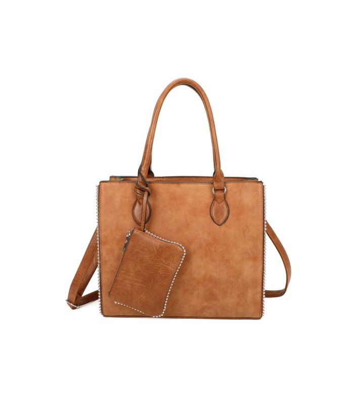 T11723 - Bolso de hombro con monedero ajustable a juego