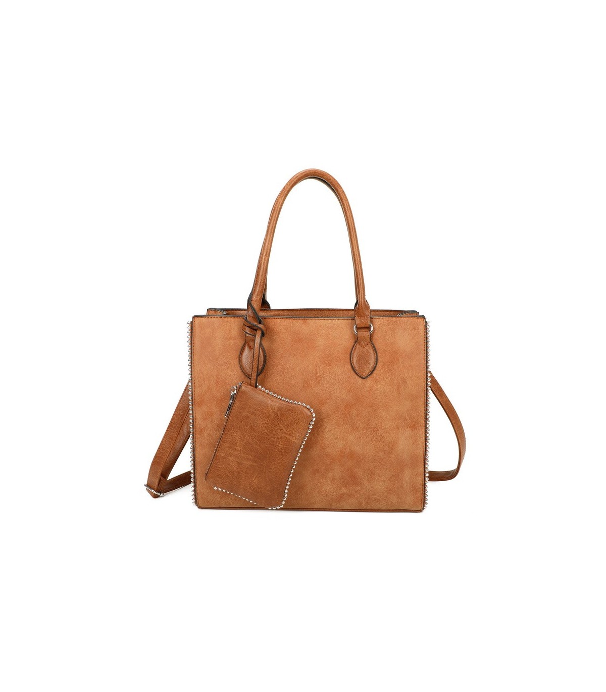 T11723 - Bolso de hombro con monedero ajustable a juego