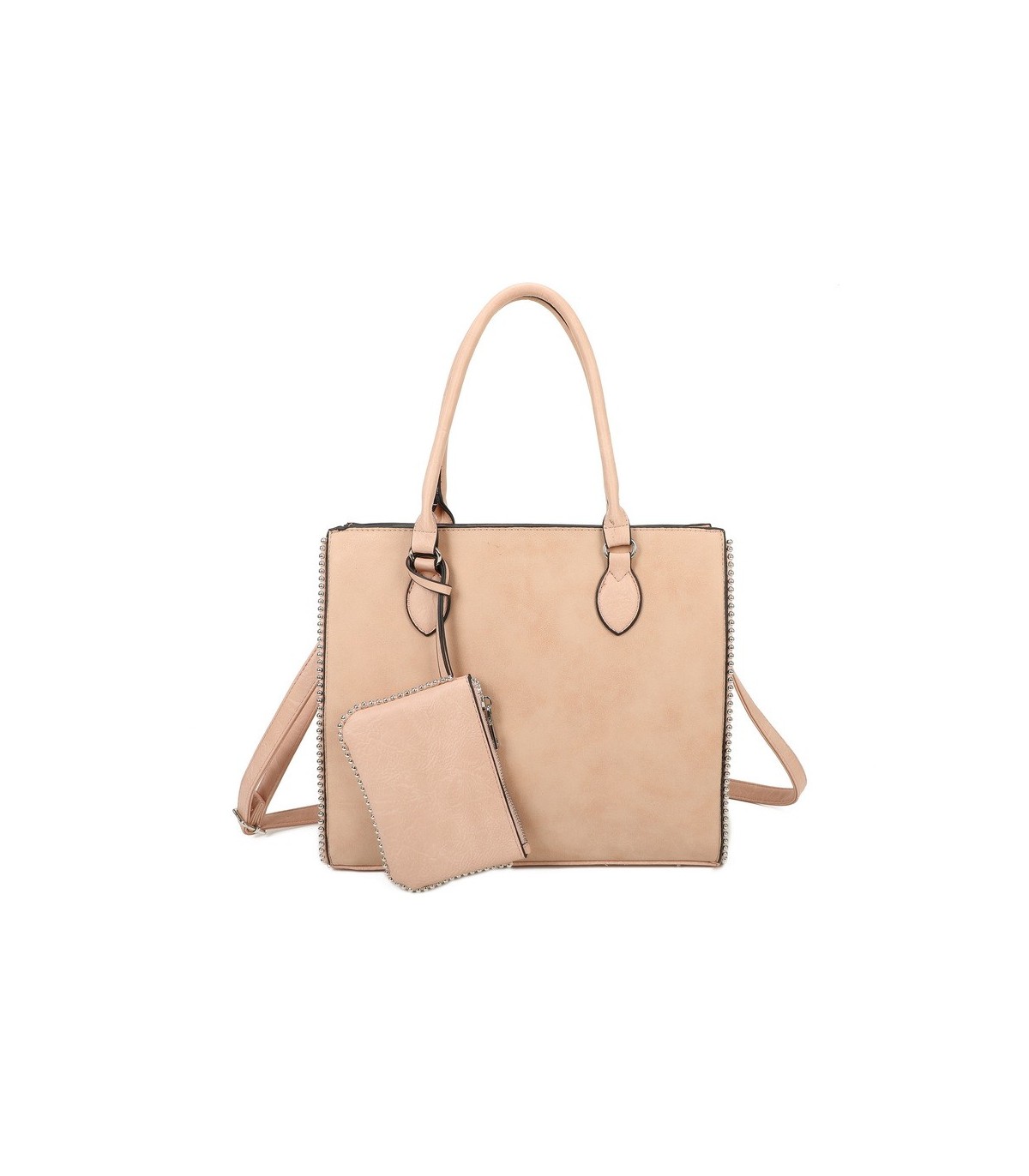 T11723 - Bolso de hombro con monedero ajustable a juego