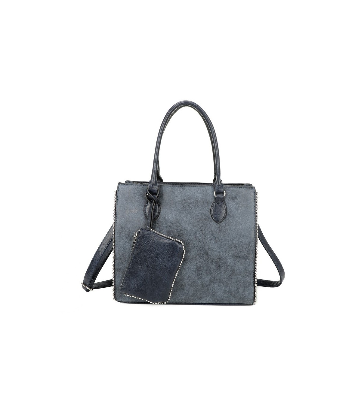 T11723 - Bolso de hombro con monedero ajustable a juego